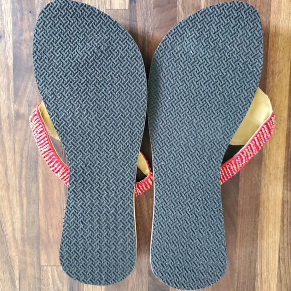 Bali beaded shell sandals - Picture 7 of 7